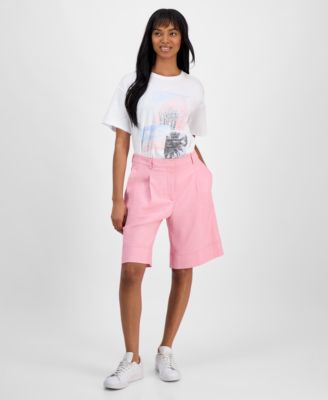 BOSS Orange - Women's High-Rise Shorts