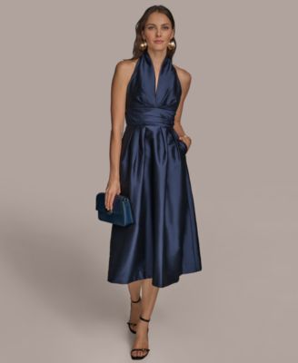 Donna Karan New York - Women's A-Line Halter Dress