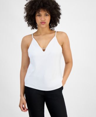 GUESS - Women's Caroline Logo-Hardware Camisole
