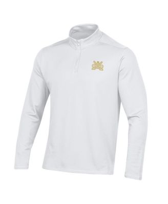Under Armour - Men's  White Notre Dame Fighting Irish Ireland Motion Quarter-Zip Pullover Top