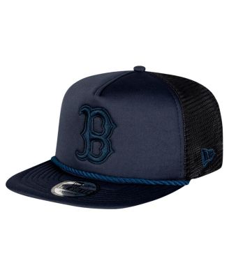 New Era - Men's Navy Boston Red Sox Tone Foam Meshback Golfer Snapback Hat