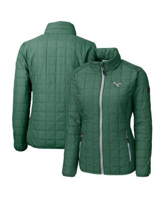 Cutter & Buck - Women's Cutter Buck Green Philadelphia Eagles Gridiron Classics Logo Rainier PrimaLoft Eco Insulated Full-Zip Puffer Jacket