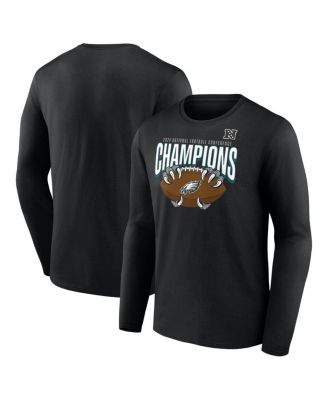 Fanatics - Men's Black Philadelphia Eagles 2024 NFC Champions Hometown Not Done Long Sleeve T-Shirt