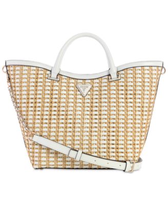 GUESS - Atalia Large Raffia Crossbody Tote