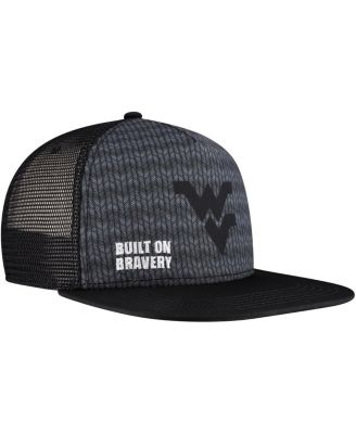 Legacy Athletic - Men's Charcoal West Virginia Mountaineers Built on Bravery Shadow Snapback Hat