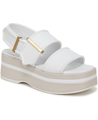 Franco Sarto - Women's Piper Open Square Toe Slingback Platform Sandals