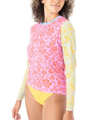 Roxy - Juniors' Tapestry Patchwork Seaskippping Rashguard