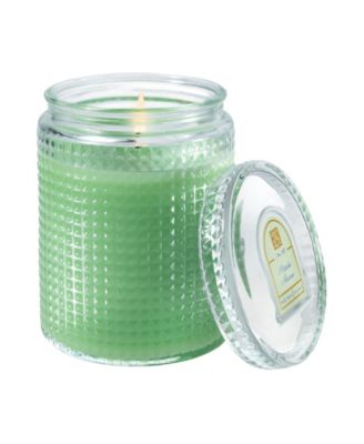 Aromatique - Pistachio Macaron Textured Candle with Lid, 15 oz.
