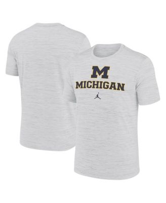 Jordan - Men's White Michigan Wolverines Primetime Velocity T-Shirt