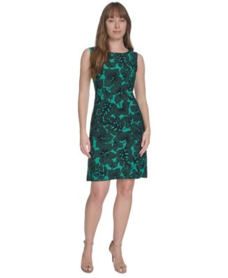 Tommy Hilfiger - Women's Printed Sleeveless Shift Dress