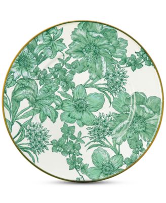 Mackenzie-Childs - Emerald English Garden Salad/Dessert Plate