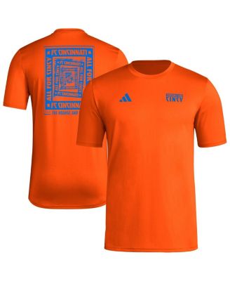 adidas - Men's Orange FC Cincinnati Local Wrap T-Shirt