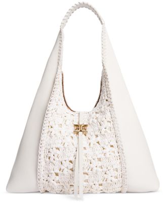 Sam Edelman - Sylvia Crochet Raffia Hobo Bag