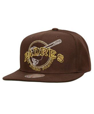 Mitchell & Ness - Men's Brown San Diego Padres Double Up Snapback Hat