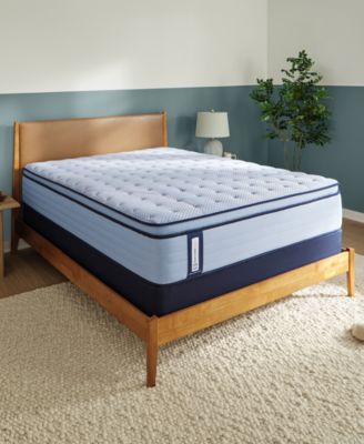 Sealy - Posturepedic Seafield 14" Medium Euro Pillowtop Mattress Set - King