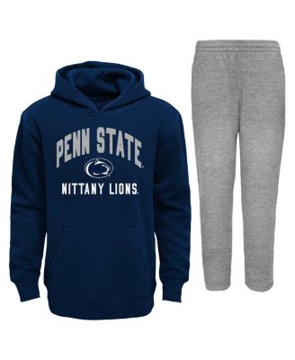 Outerstuff - Baby Boys and Girls Navy/Gray Penn State Nittany Lions Play-By-Play Pullover Fleece Hoodie Pants Set