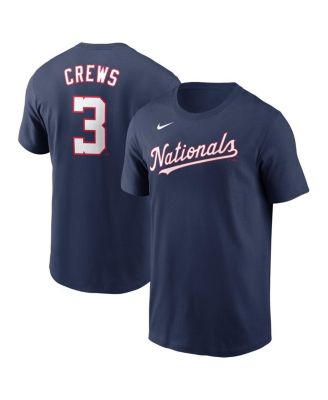 Nike - Men's Dylan Crews Navy Washington Nationals Fuse Name Number T-Shirt