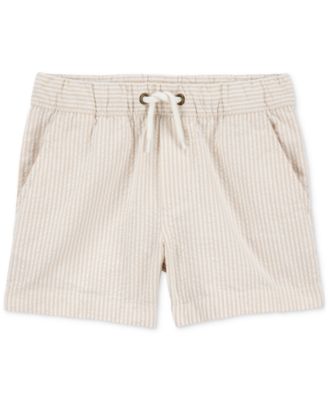Carter's - Toddler Boys Cotton Seersucker Pull-On Drawstring Shorts