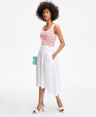 On 34th - Women's Drop-Yoke Midi Skirt