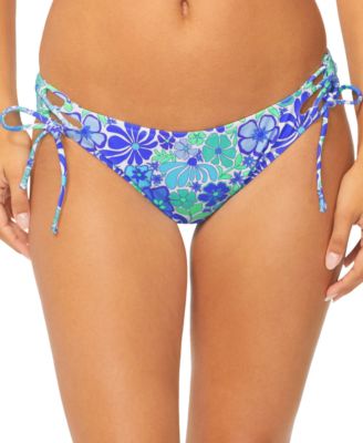 Raisins - Juniors' Sweet Side-Tie Floral-Print Bikini Bottoms