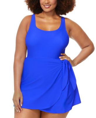 Raisins Curve - Trendy Plus Size Calabria Swim Dress