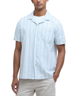 Barbour - Men's Beechcroft Short Sleeve Striped Button-Front Camp Shirt