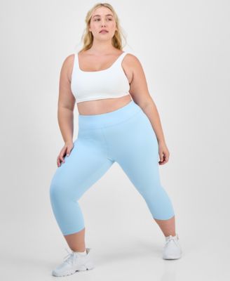 ID Ideology - Plus Size Flex-Stretch Cropped Leggings