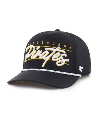 '47 Brand - Men's Black Pittsburgh Pirates Condor Hitch Adjustable Hat