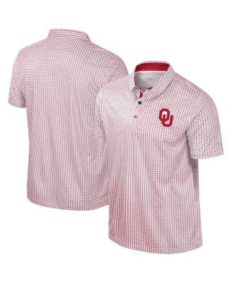 Colosseum - Men's Crimson Oklahoma Sooners Big Tall Marty Rival Polo