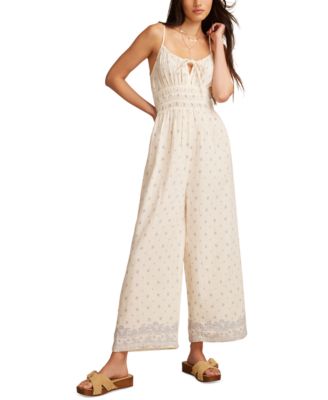 Lucky Brand - Women's Cotton Printed Gauzy Jumpsuit