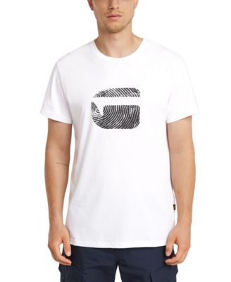 G-Star Raw - Men's Short Sleeve Fingerprint Logo Graphic T-Shirt