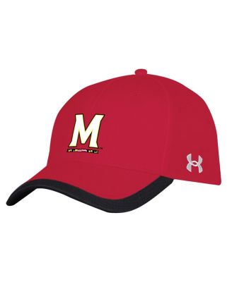Under Armour - Men's Red Maryland Terrapins Sideline Blitzing Accent Adjustable Hat