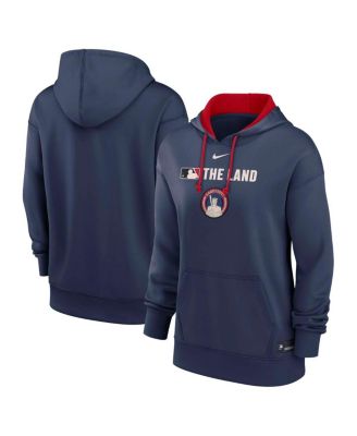 Nike - Women's Navy Cleveland Guardians Authentic Collection City Connect Performance Pullover Hoodie