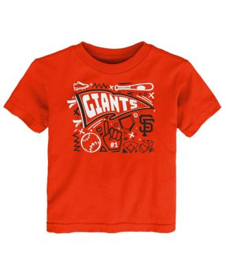 Outerstuff - Toddler Orange San Francisco Giants Ball Park Fun T-Shirt