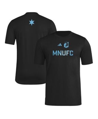 adidas - Men's Black Minnesota United FC 2025 Jersey Hook AEROREADY T-Shirt