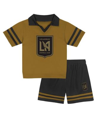 Outerstuff - Toddler Gold LAFC Charming Dude Top Short Set