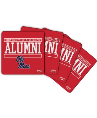 Indigo Falls - Ole Miss Rebels Alumni Neoprene Coaster Set of 4