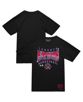 Mitchell & Ness - Men's Black Toronto Raptors Worldwide Collection Glow Up T-Shirt