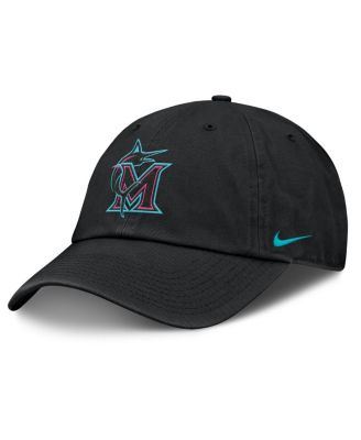 Nike - Men's and Women's Black Miami Marlins 2025 City Connect Club Adjustable Hat