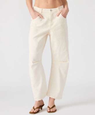 Steve Madden - Women's Barrel-Leg Hart Jeans