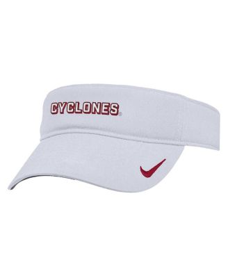 Nike - Men's White Iowa State Cyclones 2025 On-Field Ace Performance Adjustable Visor Hat
