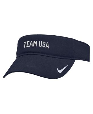 Nike - Men's Navy Team USA Ace Performance Adjustable Visor Hat