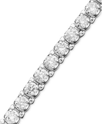 Macy's - Certified Diamond Bracelet in 14k White Gold (3 ct. t.w.)