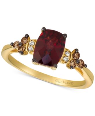Le Vian - Pomegranate Garnet (1-3/4 ct. t.w.) & Diamond (1/5 ct. t.w.) Ring in 14k Rose Gold
