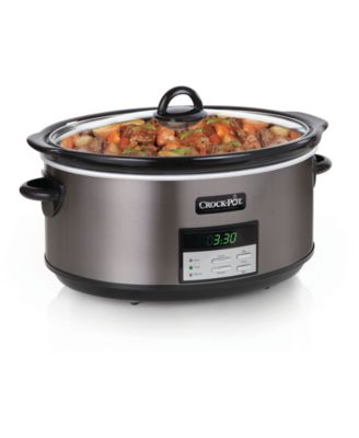 Crock-Pot - Stainless Collection 8-Qt. Programmable Slow Cooker