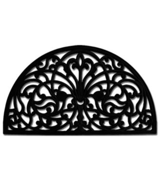 Home & More - Iris 18" x 30" Rubber Doormat