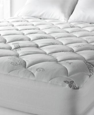 Spa Luxe - Super Plush Cool Touch Plush Queen Mattress Pad