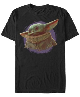 Fifth Sun - Men's Star Wars The Mandalorian The Child Circle Portrait Short Sleeve T-Shirt
