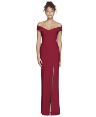 Dessy Collection - Off-The-Shoulder Maxi Dress