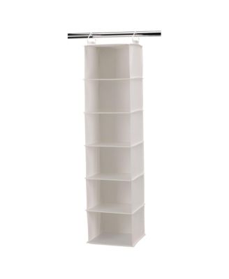 Household Essentials - 6-Shelf Hanging Closet Organizer